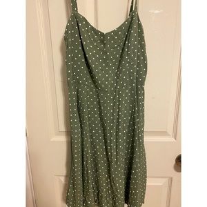 Green Poka Dot Dress